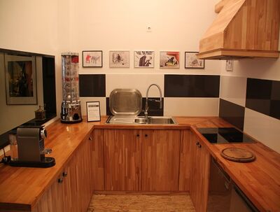 Die Küche in der Stimmgabel steht jedem zur Verfügung, der die Hausordnung beachtet.