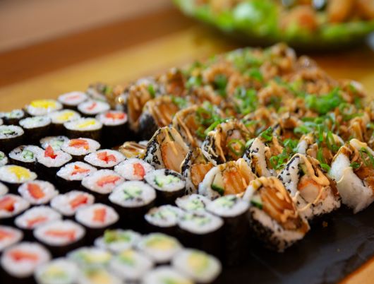 selbstgemachter Sushi von Hideomi Kitagawa